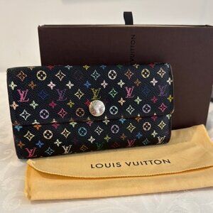 LV X Murakami Sara Wallet